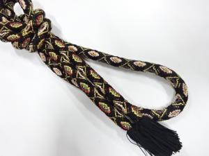 未使用品　正絹　撚り房　手組帯締め